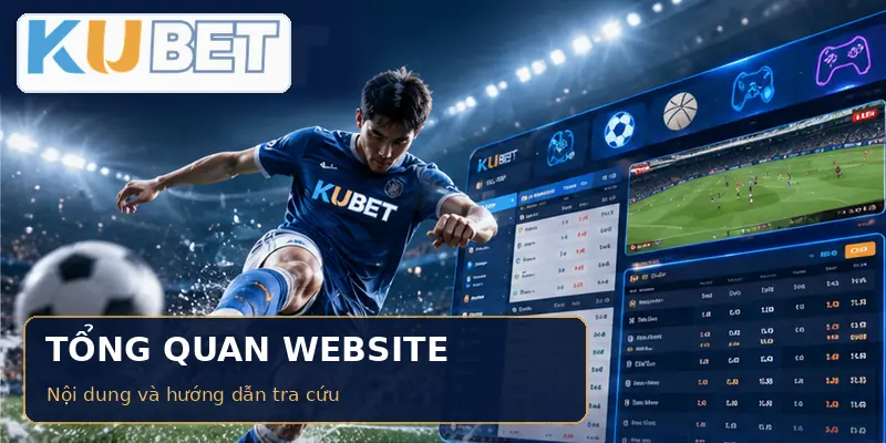 Tổng quan những chuyên mục và thông tin trên website KUBET. 